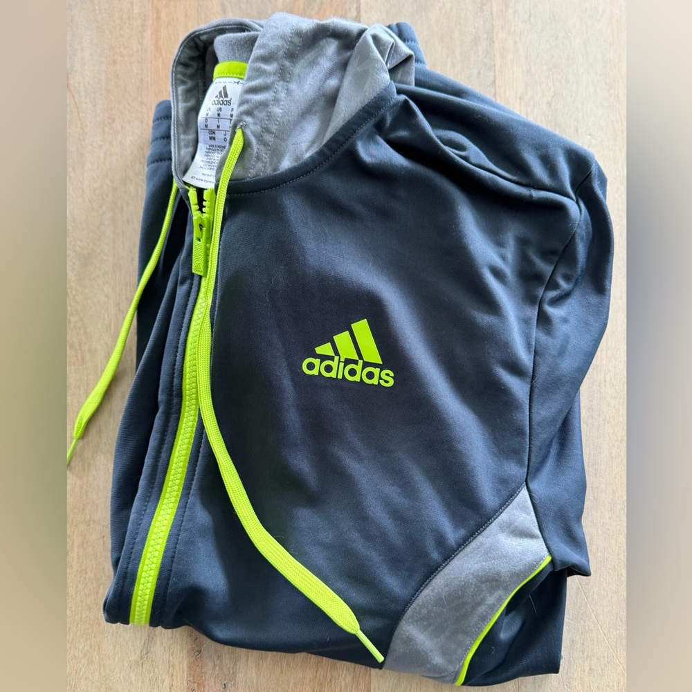 Men's Adidas Jersey Zip Up